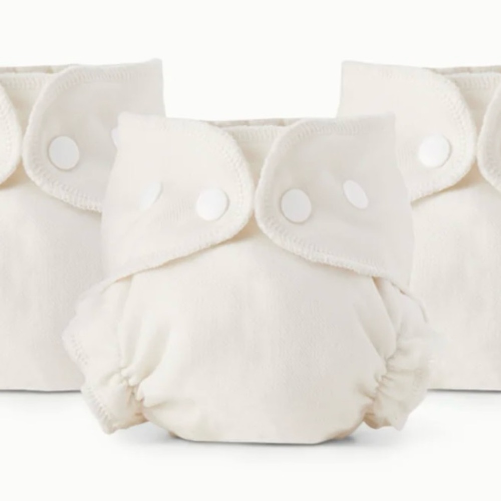 Multiple color covers, cream color inners Reusable Diaper Covers Soft Absorbent